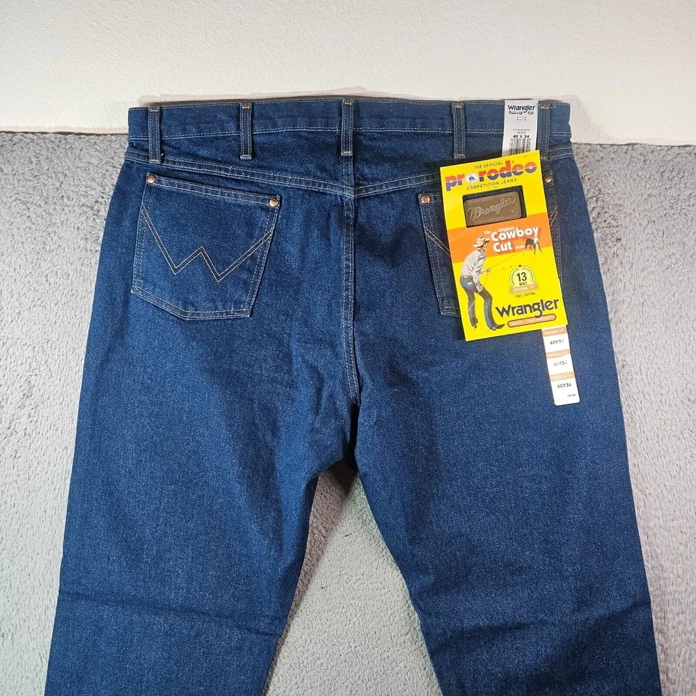 NWT Wrangler 13MWZ Prorodeo Competition Jeans Men 40x34 Cowboy Cut -‎ NEW - Picture 8 of 11